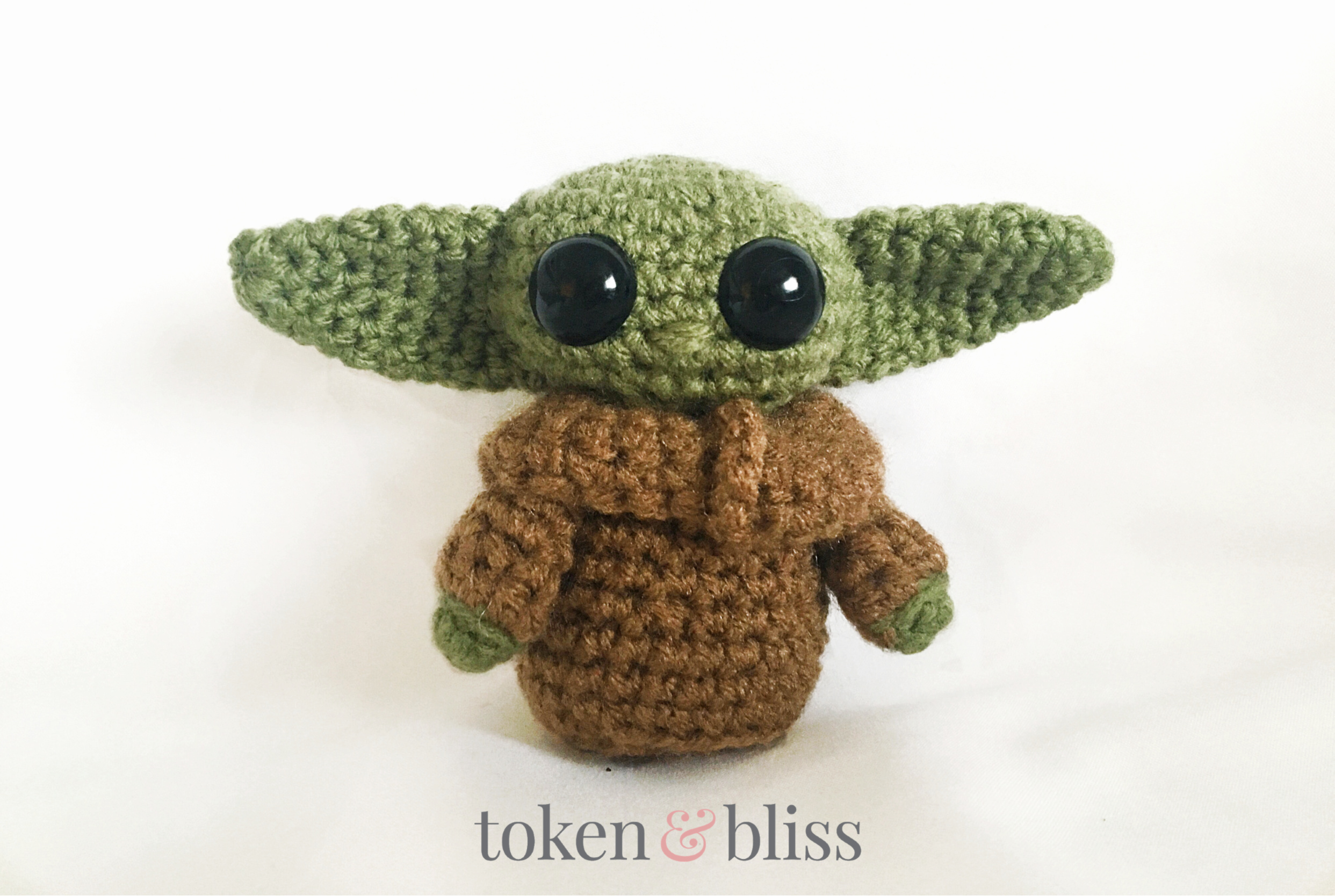 Baby yoda sale crochet doll